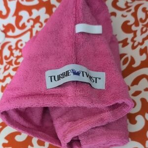 Turbie Twist Pink Hair Towel - NWOT